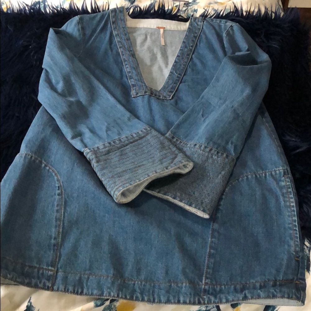 Free people denim dress or tunic